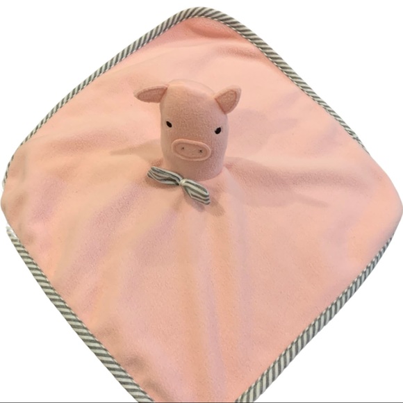 🎄Crate & Barrel plush pig rattle - Picture 5 of 11